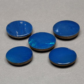  ct natürliche mehrfarbiger Opal-Dublette-Edelsteine, Oval Schliff, Lichtundurchlässig
