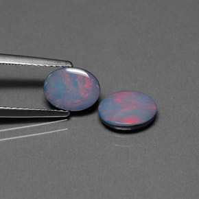  ct natürliche Mehrfarbig Opal-Wams-Edelsteine, Oval Schliff, Lichtundurchlässig