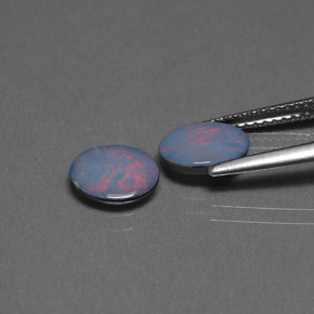  ct natürliche Mehrfarbig Opal-Wams-Edelsteine, Oval Schliff, Lichtundurchlässig