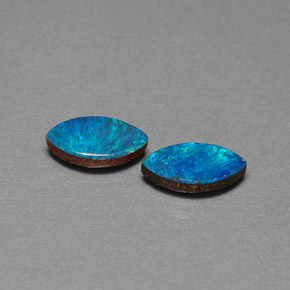  ct natürliche mehrfarbiger Opal-Dublette-Edelsteine, Marquise, Lichtundurchlässig