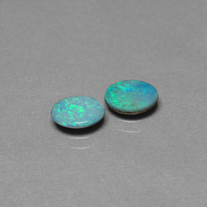  ct natürliche Mehrfarbig Opal-Wams-Edelsteine, Oval Schliff, Lichtundurchlässig