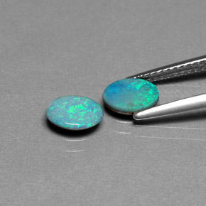  ct natürliche Mehrfarbig Opal-Wams-Edelsteine, Oval Schliff, Lichtundurchlässig