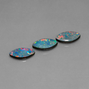  ct natürliche mehrfarbiger Opal-Dublette-Edelsteine, Marquise, Lichtundurchlässig