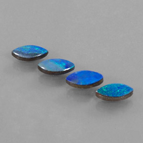  ct natürliche mehrfarbiger Opal-Dublette-Edelsteine, Marquise, Lichtundurchlässig