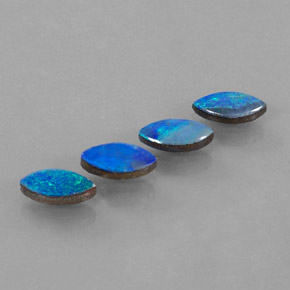  ct natürliche mehrfarbiger Opal-Dublette-Edelsteine, Marquise, Lichtundurchlässig