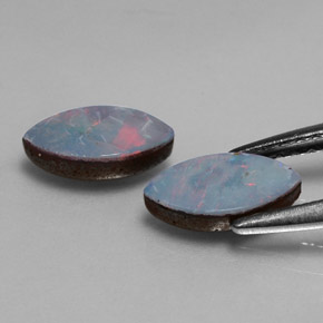  ct natürliche mehrfarbiger Opal-Dublette-Edelsteine, Marquise, Lichtundurchlässig