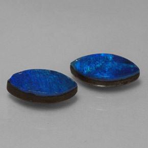  ct natürliche mehrfarbiger Opal-Dublette-Edelsteine, Marquise, Lichtundurchlässig