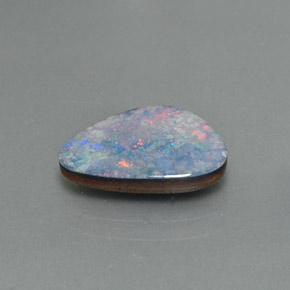 2,09 ctw natürlicher mehrfarbiger Opal-Dublette, Fantasieschliff, Lichtundurchlässig