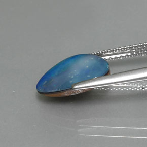 1,62 ctw natürlicher mehrfarbiger Opal-Dublette, Fantasieschliff, Lichtundurchlässig