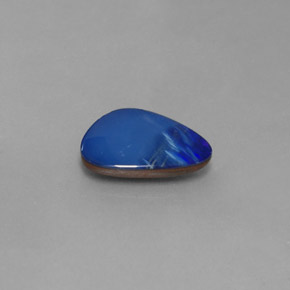2,88 ctw natürlicher mehrfarbiger Opal-Dublette, Fantasieschliff, Lichtundurchlässig