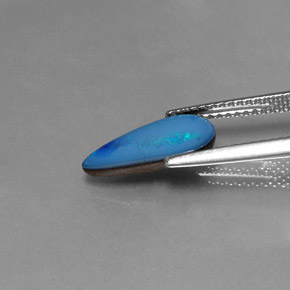 1,30 ctw natürlicher mehrfarbiger Opal-Dublette, Fantasieschliff, Lichtundurchlässig