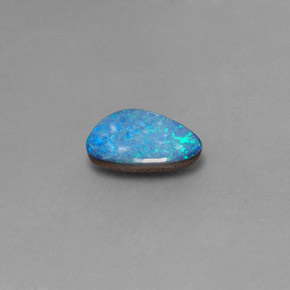 1,29 ctw natürlicher mehrfarbiger Opal-Dublette, Fantasieschliff, Lichtundurchlässig