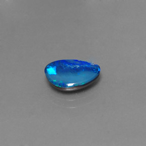 1,33 ctw natürlicher mehrfarbiger Opal-Dublette, Fantasieschliff, Lichtundurchlässig