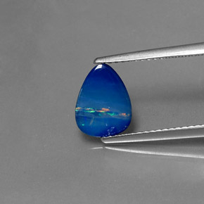 1,06 ctw natürlicher mehrfarbiger Opal-Dublette, Fantasieschliff, Lichtundurchlässig