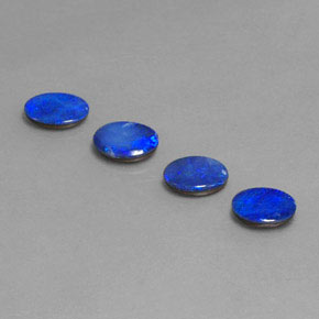  ct natürliche mehrfarbiger Opal-Dublette-Edelsteine, Oval Schliff, Lichtundurchlässig