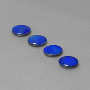  ct natürliche mehrfarbiger Opal-Dublette-Edelsteine, Oval Schliff, Lichtundurchlässig