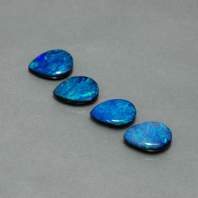 ct natürliche Mehrfarbig Opal-Wams-Edelsteine, Birnenform, Lichtundurchlässig