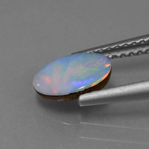 9,17 ctw natürlicher Mehrfarbig Opal-Wams, Oval, Lichtundurchlässig