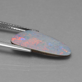 9,17 ctw natürlicher Mehrfarbig Opal-Wams, Ausgefallene Form, Lichtundurchlässig