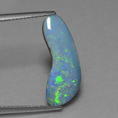 9,17 ctw natürlicher Mehrfarbig Opal-Wams, Ausgefallene Form, Lichtundurchlässig