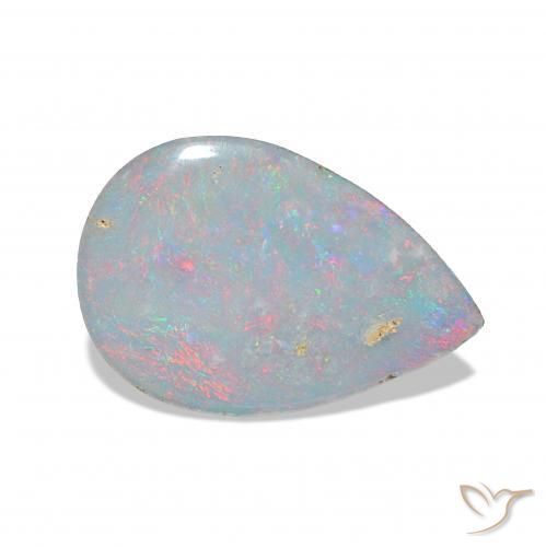 1.55ct Mehrfarbig Opal-Wams Edelsteine, Birnenform, Lichtundurchlässig