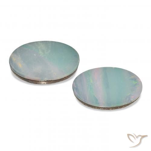 4.14 ct natürliche Mehrfarbig Opal-Wams-Edelsteine, Oval, Lichtundurchlässig