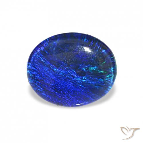 3.21ct Mehrfarbig Opal-Triplett, Oval, Lichtundurchlässig
