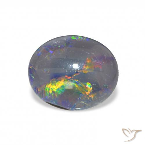 2.68ct Mehrfarbig Opal-Triplett, Oval, Lichtundurchlässig