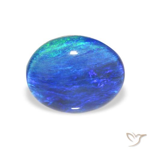 2.79ct Natürlicher Mehrfarbig Opal-Triplett, Oval, Lichtundurchlässig