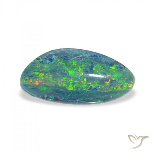2.36ct Natürlicher Mehrfarbig Opal-Triplett, Fantasie, Lichtundurchlässig