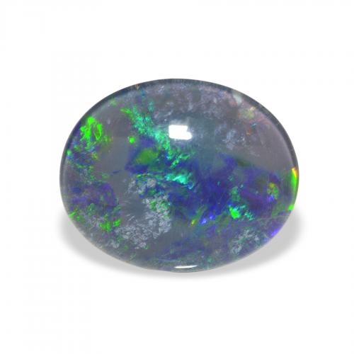 9,17 ctw natürlicher Mehrfarbig Opal Triplet, Oval, Lichtundurchlässig