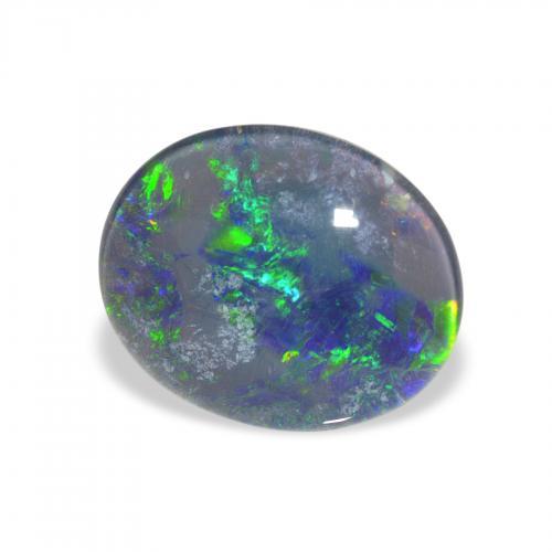 9,17 ctw natürlicher Mehrfarbig Opal Triplet, Oval, Lichtundurchlässig
