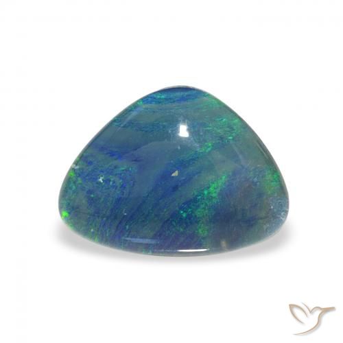 2.31ct Mehrfarbig Opal-Triplett, Trillion, Lichtundurchlässig