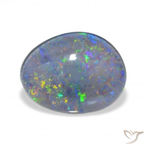 7.66ct Mehrfarbig Opal-Triplett, Fantasie, Lichtundurchlässig