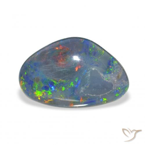 6.07ct Mehrfarbig Opal-Triplett, Fantasie, Lichtundurchlässig