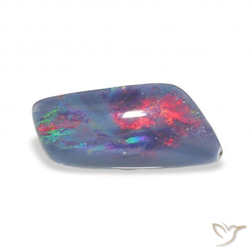 3.05ct Mehrfarbig Opal-Triplett, Fantasie, Lichtundurchlässig