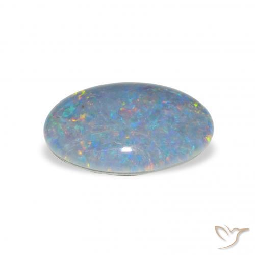 9,17 ctw natürlicher Mehrfarbig Opal-Triplett, Oval, Lichtundurchlässig