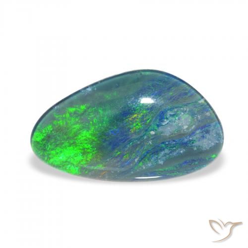 3.26ct Natürlicher Mehrfarbig Opal-Triplett, Fantasie, Lichtundurchlässig