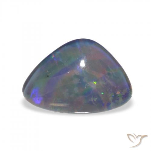 1.94ct Natürlicher Mehrfarbig Opal-Triplett, Fantasie, Lichtundurchlässig