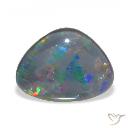 4.06ct Natürlicher Mehrfarbig Opal-Triplett, Fantasie, Lichtundurchlässig