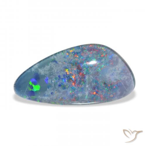 4.10ct Natürlicher Mehrfarbig Opal-Triplett, Fantasie, Lichtundurchlässig