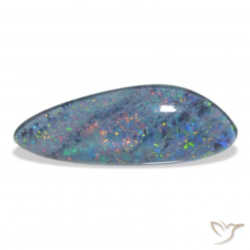 4.44ct Natürlicher Mehrfarbig Opal-Triplett, Fantasie, Lichtundurchlässig