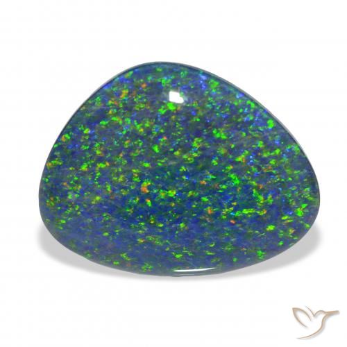 4.88ct Natürlicher Mehrfarbig Opal-Triplett, Fantasie, Lichtundurchlässig