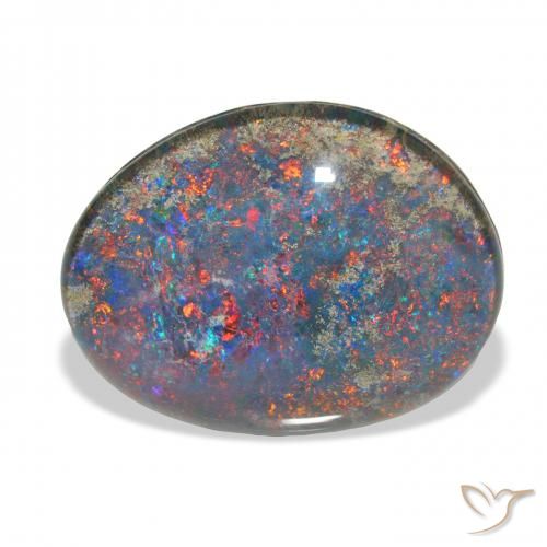 9.34ct Natürlicher Mehrfarbig Opal-Triplett, Fantasie, Lichtundurchlässig