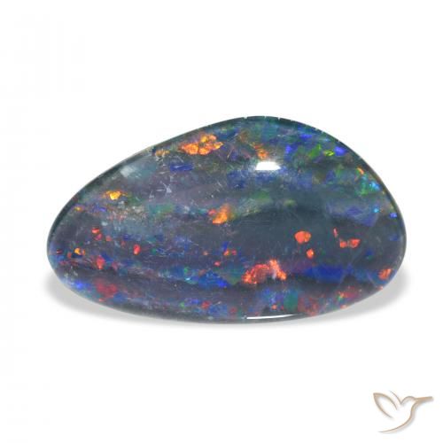 3.31ct Natürlicher Mehrfarbig Opal-Triplett, Fantasie, Lichtundurchlässig