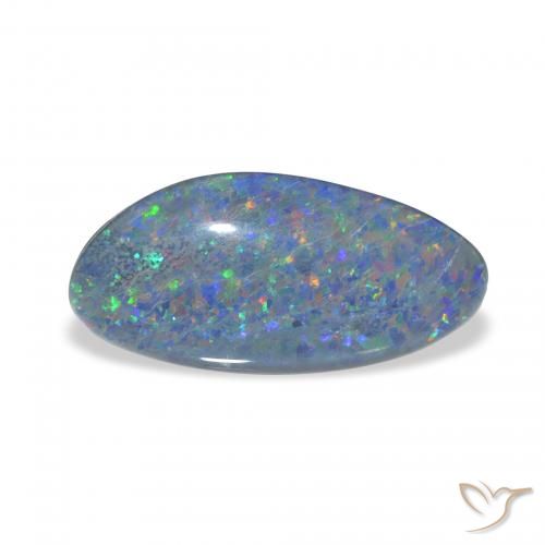 3.62ct Mehrfarbig Opal-Triplett, Fantasie, Lichtundurchlässig