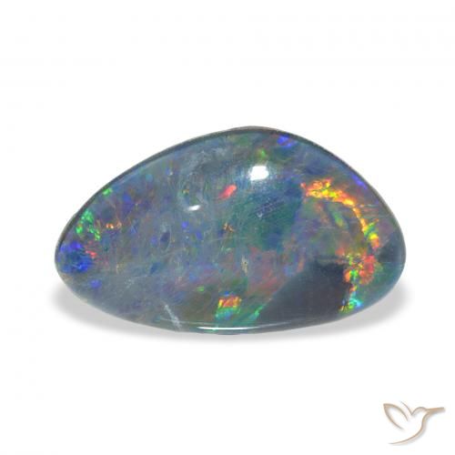 3.75ct Natürlicher Mehrfarbig Opal-Triplett, Fantasie, Lichtundurchlässig