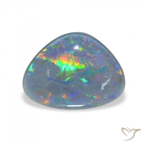 4.00ct Natürlicher Mehrfarbig Opal-Triplett, Fantasie, Lichtundurchlässig