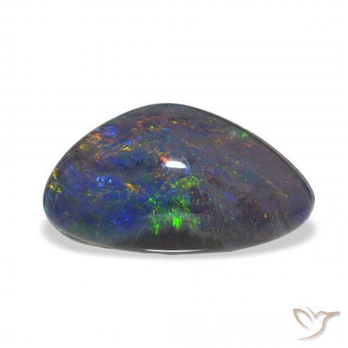2.18ct Mehrfarbig Opal-Triplett, Fantasie, Lichtundurchlässig