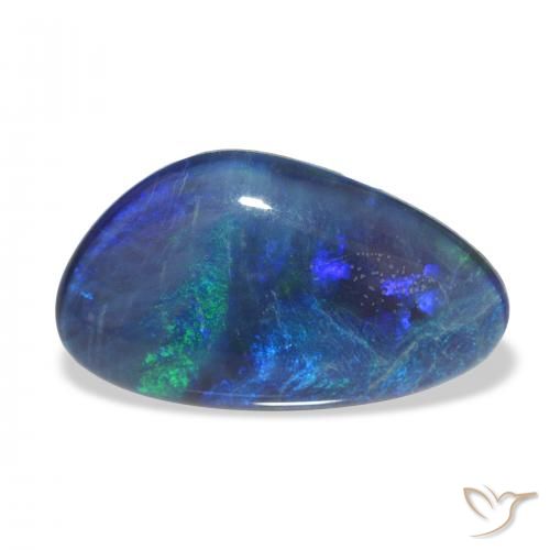 3.40ct Natürlicher Mehrfarbig Opal-Triplett, Fantasie, Lichtundurchlässig